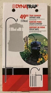 DynaTrap Adjustable Shepherd’s Hook Hanger for Outdoor Insect Traps Black - Picture 1 of 6