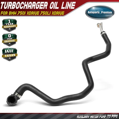 Línea de refrigerante turbocompresor para BMW 750i xDrive 750Li xDrive M550i xDrive V8 4,4 L Foto 1 de 4