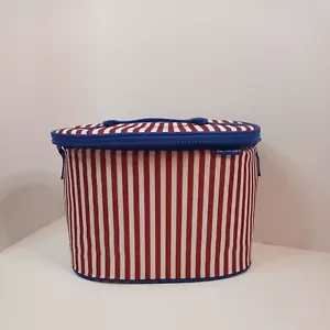 New Red, White, & Blue 12 Can Cooler W/ Zipper And Strap Ozark Trail - Picture 1 of 4