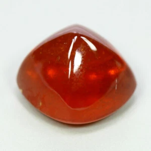 13.03Cts_Great sugarlouf shape_100 % Natural orange spessartite garnet_Srilanka - Picture 1 of 3