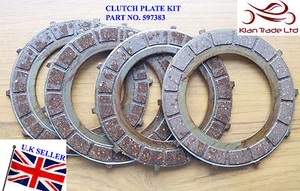FOR ENFIELD MOTORCYCLE BIKE SPARE PARTS 4 PCS CLUTCH PLATE FRICTION KIT#597383 - Picture 1 of 1
