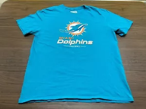 Miami Dolphins Men’s Aqua NFL Football T-Shirt - Fanatics - XL - Picture 1 of 3