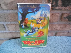 TOM AND JERRY THE MOVIE CARTOON 1993 CLASSIC VHS TAPE IN CLAMSHELL CASE - Bild 1 von 8