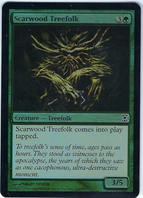 FOIL Scarwood Treefolk Time Spiral Common – MTG Magic the Gathering Card - Image 1 of 2