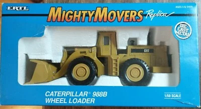 New Open Box ERTL Mighty Movers Replica Die Cast Model Caterpillar 988B  - Image 1 of 4