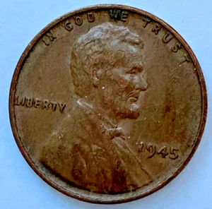 1945 P Lincoln Wheat Penny - Picture 1 of 7