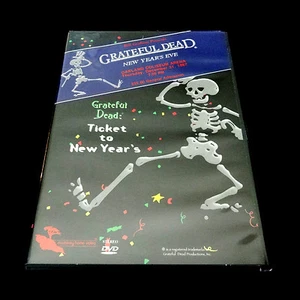 Grateful Dead Ticket to New Years DVD New Years Eve 1987 1988 Oakland CA 1st - Imagen 1 de 10