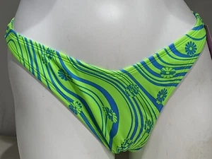 WILD FABLE Women Green Floral High Rise Ultra Cheeky Bikini Bottom sz S(4-6) NWT - Picture 1 of 14