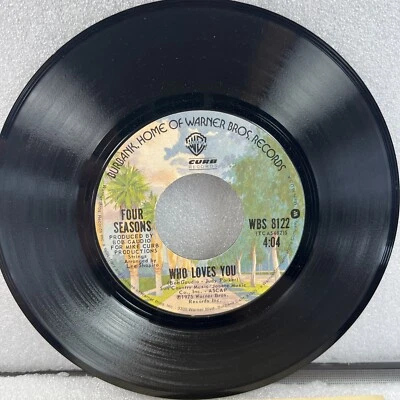 Four Seasons Who Loves You/Disco Version 7" VINYL 45 RPM WARNER BROS - Image 1 of 4