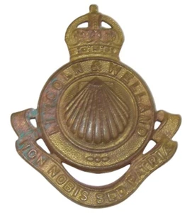 Cap badge Lincoln & Welland Canada WW2 canadien anglais GB - Picture 1 of 2