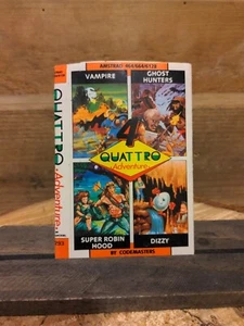 INSERTO DE ARTE CAJA DE REPUESTO - 4 Quattro Adventure - Code Masters - Amstrad CPC - Imagen 1 de 14