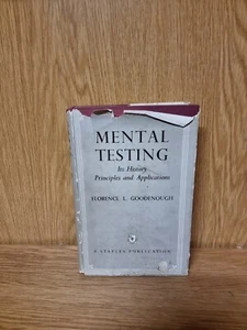 Mental Testing - Its History, Principles And (Goodenough - 1950) (D2) - Picture 1 of 4