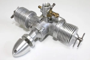 Very Rare German FMO Opposed Twin 6cc R/C Diesel Model Engine, New - Picture 1 of 10