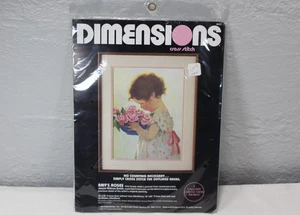 Dimensions Amy's Roses Cross Stitch Kit Vintage 1986 Neu/Versiegelt *No Counting* - Bild 1 von 3