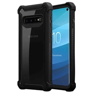Case for Samsung Galaxy S10 4G 2-in-1 Protection Phone Cover TPU Silicone - Photo 1 sur 19