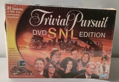 Trivial Pursuit DVD SNL Edition Parker Brothers Adult Ages 2-4 Players Or Teams  - Image 1 of 4