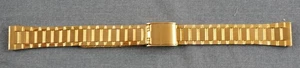 Correa de reloj Bulova vintage ajustable tono dorado acero inoxidable 12 mm - Imagen 1 de 4
