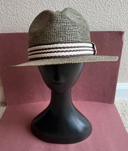 Ecua-Andino klassischer Panamahut olivgrün Herren Handmade in Ecuador Gr. M - Bild 1 von 9