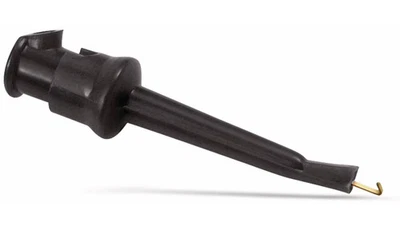 S-IMPULS Klemm-Prüfspitze mit Haken, 55mm, schwarz,