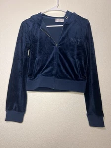 Juicy Couture XS Blue Velour Tracksuit Jacket - Picture 1 of 7