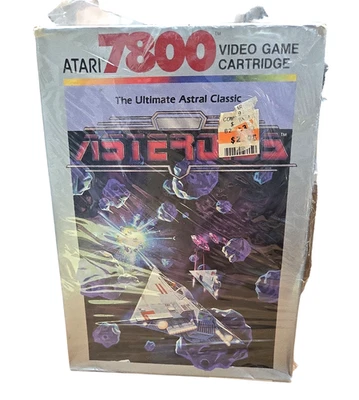 Asteroids (Atari 7800, 1986) Complete CIB in Plastic! Authentic - Image 1 of 2