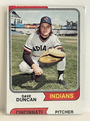 1974 Topps Dave Duncan #284 (Card Cut Error) - Cleveland Indians - Image 1 of 2
