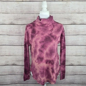 Anthropologie Maeve Ainsley Térmico Tie-Dye Capucha Cuello Manga Larga XS NUEVO CON ETIQUETAS - Imagen 1 de 9