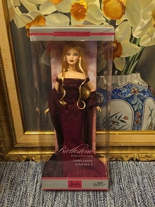 January Garnet Birthstone Collection Barbie Doll 2002 Mattel #B3409 nib - Picture 1 of 9