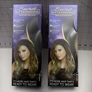 Pack de 2 Extensiones de Cabello Secretas de Daisy Fuentes 09 Marrón Negro Nuevo Precintado - Imagen 1 de 5