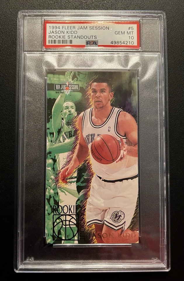1994 FLEER JAM SESSION Jason Kidd RC #5 ROOKIE STANDOUTS (POP 12) - Image 1 of 1
