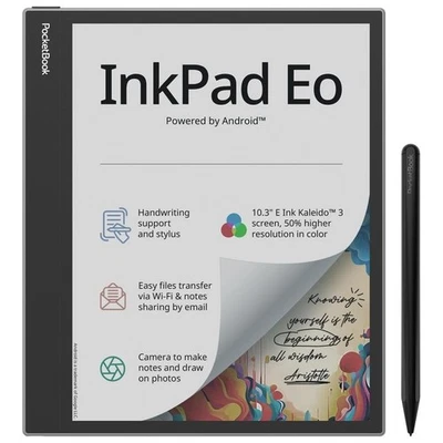 PocketBook InkPad Eo - Mist Grey lettore e-book Touch screen 64 GB Wi-Fi Nero, G - Immagine 1 di 4