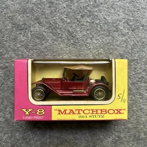 MATCHBOX Models of Yesteryear - Y-8 1914 STUTZ. Boxed in Good Condition - Picture 1 of 6