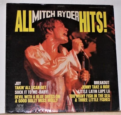 Mitch Ryder ‎- All Mitch Ryder Hits ! - 1967 Vinyl LP Record Album - Image 1 of 2