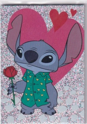 Panini 2025 Stitch Sparkling Fun Trading Card Karte Nr. 3 Glitter Holo