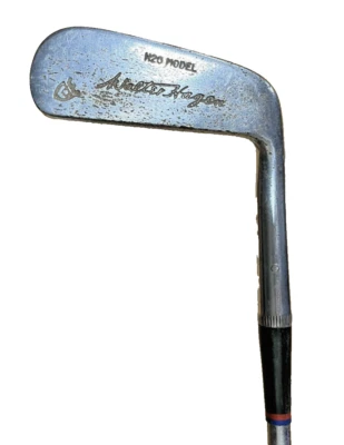 VINTAGE WALTER HAGEN PRO MODEL PUTTER WITH A STEEL SHAFT RIGHT HANDED 35 INCHES - Image 1 of 4