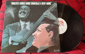 ROBERTO TORRES ** Rinde Homenaje A Benny More ** 1991 SPAIN LP - Picture 1 of 4