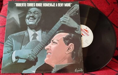 ROBERTO TORRES ** Rinde Homenaje A Benny More ** 1991 SPAIN LP - Image 1 of 4