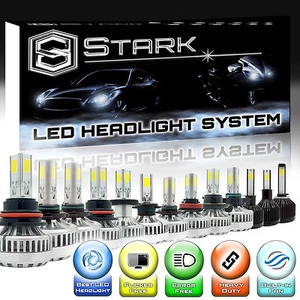 LED 90W 9000LM Headlight Kit Bulbs - H4 H7 H10 5202 9004 9005 9007 - Picture 1 of 12