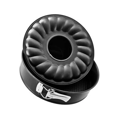 Zenker 10-inch Non-Stick Carbon Steel Springform Pan with 2 Bases, Standard a... - Image 1 of 4