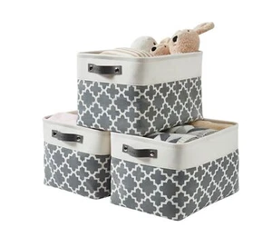 Storage Bins | Fabric Storage Basket For Shelves For Organizing Closet Shelf Nur - Picture 1 of 8