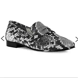 NUEVO Mocasines Marc Fisher Chang2 de Cuero Estampado de Serpiente, Nuevos sin Etiquetas, Talla 5.5, Precio de venta sugerido por el fabricante $210 - Imagen 1 de 11