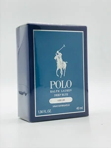 Ralph Lauren Polo Deep Blue Men Parfum Spray 1.3 oz New In Sealed Box - Picture 1 of 2