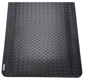 36" x 60" Diamond Plate Ergonomic Mat 15/16" Thick Black - Picture 1 of 1