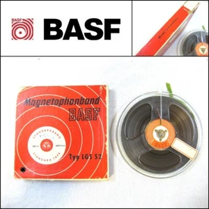 Vintage BASF 5 inch 12.5cm Pre-Recorded Recording Reel Tape with Cover Germany - Picture 1 of 5