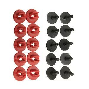 10X Engine Undertray Clips Screw Bottom Cover Shield Guard and Screw For Ford - Imagen 1 de 12