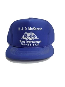 H&D McKenzie Truckermütze Heimwerker Vintage Druckknopflasche  - Bild 1 von 3