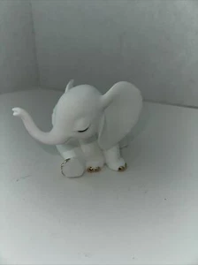 Vintage weiße Elefanten Fine Bone China entworfen von Freeman für GG George Good - Bild 1 von 5