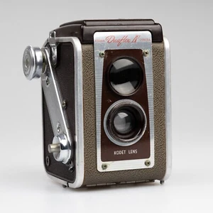 *TESTED* Kodak Duaflex IV Old 1950 Camera 620 Format Film Box Camera Kodet Lens - Picture 1 of 15