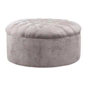 Signature Design by Ashley Carnaby Oversized Accent Ottoman in Dove - Picture 1 of 5
