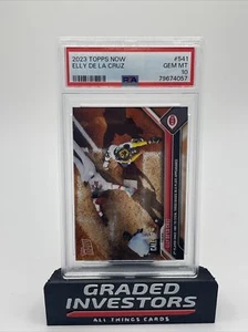 2023 Topps Now Call-Up! Elly De La Cruz #541 PSA 10 GEM MT Cincinatti Reds - Picture 1 of 2